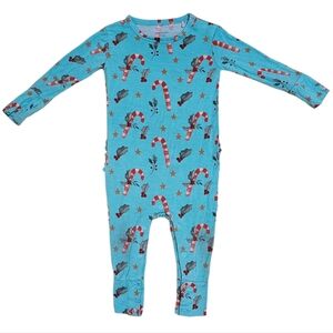 Posh Peanut 9-12 m Christmas Candy Cane Onesie